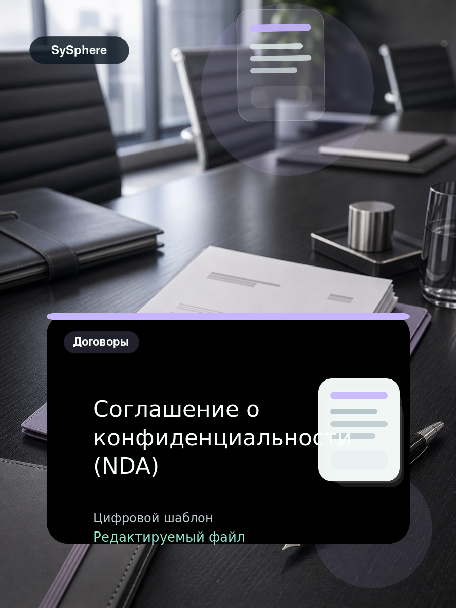 Изображение товара Соглашение о конфиденциальности (NDA)