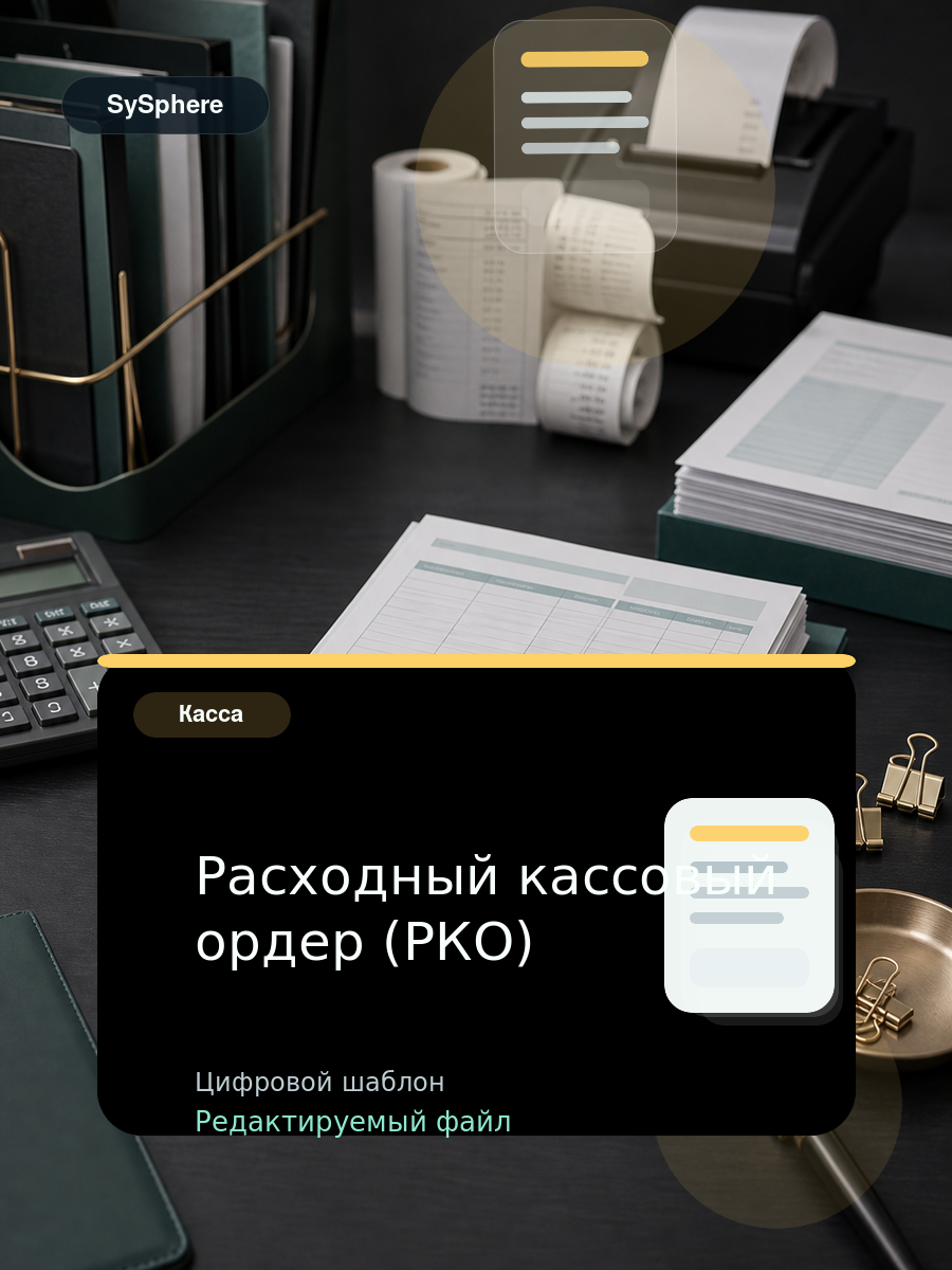 Изображение товара Расходный кассовый ордер (РКО)